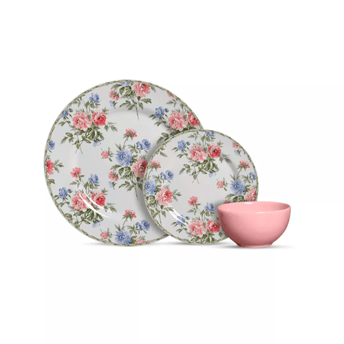 Aparelho de Jantar Alleanza, Romântica Bowl, 12 Peças, Faiança - 1019-003 Menor preço em Aparelho de Jantar Alleanza, Romântica Bowl, 12 Peças, Faiança - 1019-003