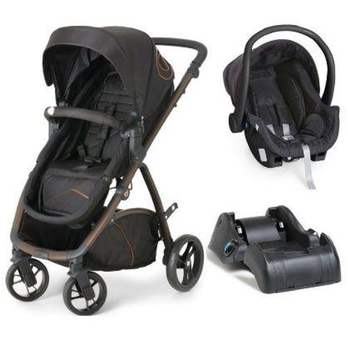 Carrinho De Bebe Maly Black Copper Bebe Conforto Cocoon Base Dzieco Novo Mundo Mobile