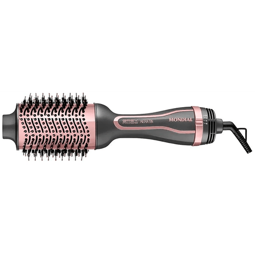 Escova Secadora Grey Rose Keratin Mondial, 1200W, 3 Velocidades, Controle de Temperatura - ES-11 - Bivolt Menor preço em Escova Secadora Grey Rose Keratin Mondial, 1200W, 3 Velocidades, Controle de Temperatura - ES-11 - Bivolt