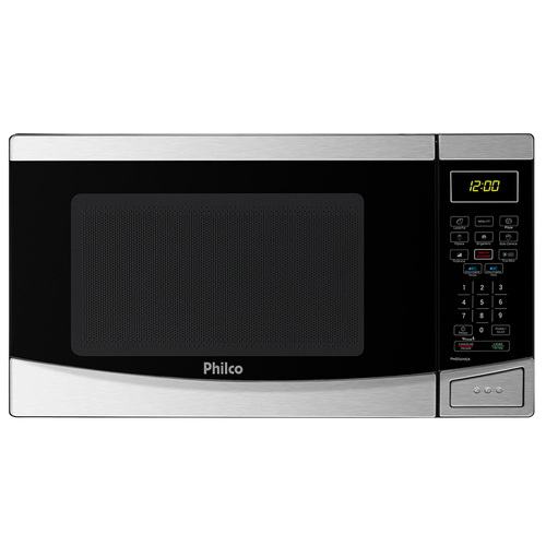 Forno Microondas Philco, 28l, 1400W, Preto/Inox - PMO28INOX Menor preço em Forno Microondas Philco, 28l, 1400W, Preto/Inox - PMO28INOX