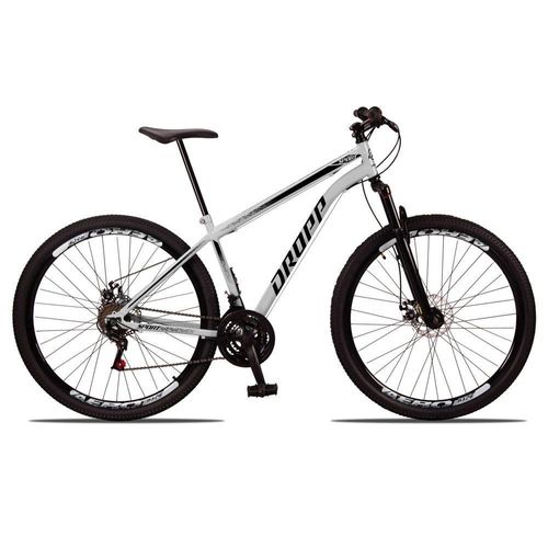 Bicicleta Dropp Sport T17 Aro 29 Susp. Dianteira 21 Marchas - Branco/preto