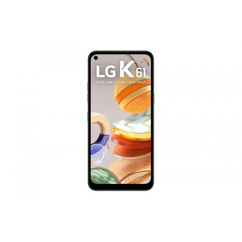 Smartphone LG K61 128GB 4GB RAM Tela 6,55" Câmera Quádrupla Traseira 48MP + 8MP + 5MP + 2MP Frontal de 16MP Bateria 4000mAh Titânio Menor preço em Smartphone LG K61 128GB 4GB RAM Tela 6,55" Câmera Quádrupla Traseira 48MP + 8MP + 5MP + 2MP Frontal de 16MP Bateria 4000mAh Titânio