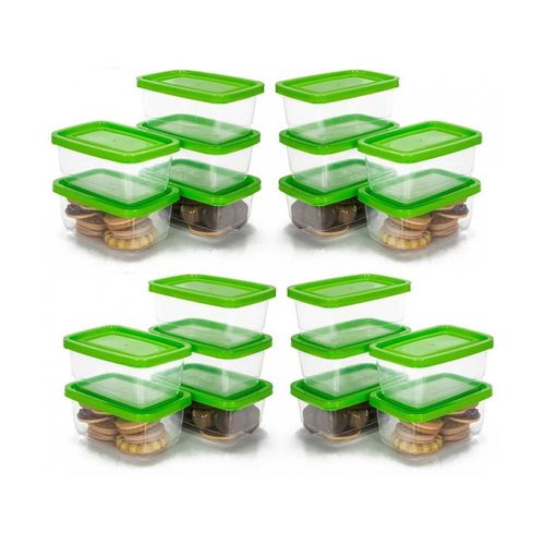 Conjunto Mini Potes Plástico Prime 20 Peças Ercaplast Menor preço em Conjunto Mini Potes Plástico Prime 20 Peças Ercaplast