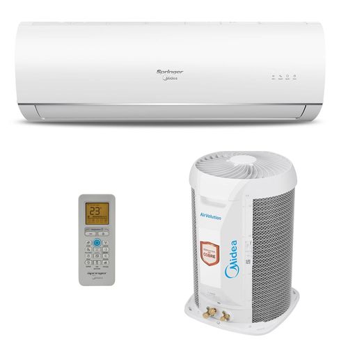 Ar-Condicionado Split HW Springer Midea AirVolution 9.000 BTUs Só Frio 220V 220V Menor preço em Ar-Condicionado Split HW Springer Midea AirVolution 9.000 BTUs Só Frio 220V 220V