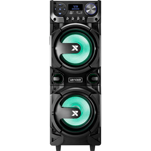 Caixa de Som Amplificada Torre Lenoxx, 1500w, Bluetooth, Preto - CA6000 Menor preço em Caixa de Som Amplificada Torre Lenoxx, 1500w, Bluetooth, Preto - CA6000