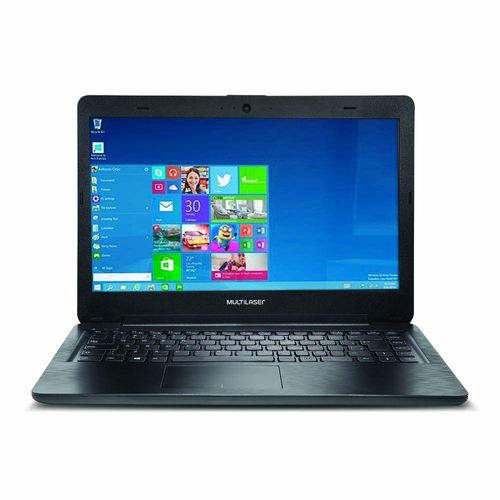 Notebook - Multilaser Pc201 Celeron N3060 1.60ghz 4gb 32gb Padrão Intel Hd Graphics 400 Windows 10 Professional Legacy 14" Polegadas