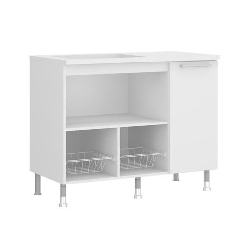 Balcão Para Cooktop Ditália BA-60 Branco Menor preço em Balcão Para Cooktop Ditália BA-60 Branco