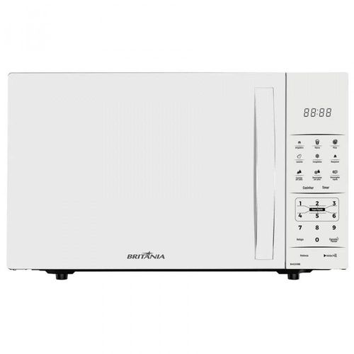 Forno De Micro-ondas Britânia 28L 1400w Bmo28bb Branco 110v Menor preço em Forno De Micro-ondas Britânia 28L 1400w Bmo28bb Branco 110v