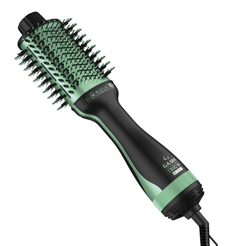 Escova Secadora Babosa Brush Gama Italy, 3D, 1300W - Preto / Verde - Bivolt Menor preço em Escova Secadora Babosa Brush Gama Italy, 3D, 1300W - Preto / Verde - Bivolt
