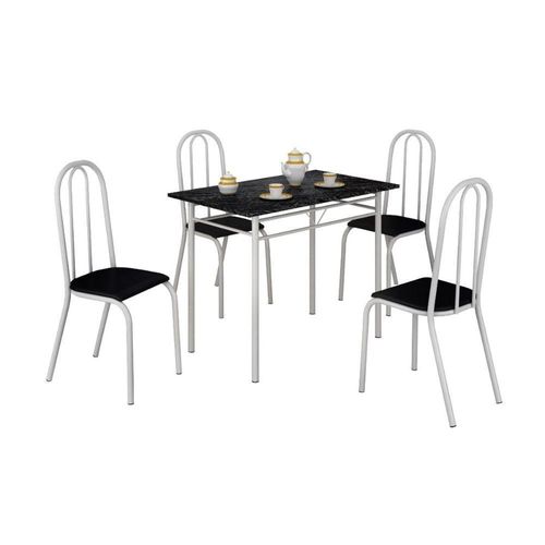 Conjunto De Mesa C/04 Cadeiras Branco Tampo Mdp é boa?