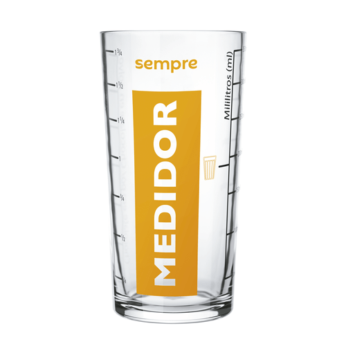 Copo Medidor Sempre, 390ml, Vidro, Transparente - 26030200948213 Menor preço em Copo Medidor Sempre, 390ml, Vidro, Transparente - 26030200948213
