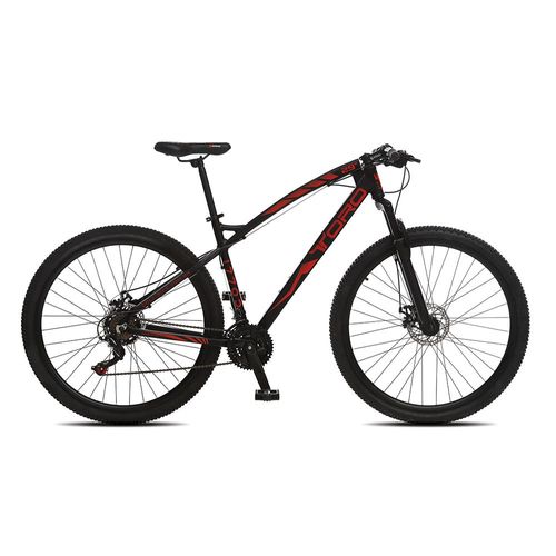 Bicicleta Colli Bike Toro Aro 29 Susp. Dianteira 21 Marchas - Preto/vermelho