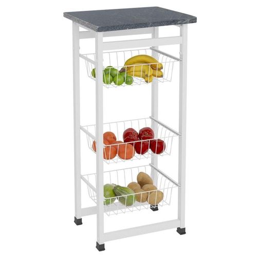 Fruteira Cozinha Aço Granito Chão 3 Cestos Bebedouro Branca é ruim? Fruteira Cozinha Aço Granito Chão 3 Cestos Bebedouro Branca é boa?