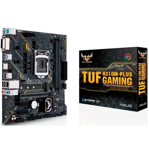 Placa mãe Asus TUF H310M PLUS GAMING/BR LGA 1151 - Chipset Intel H310 - USB 3.1 - Slot M.2 Menor preço em Placa mãe Asus TUF H310M PLUS GAMING/BR LGA 1151 - Chipset Intel H310 - USB 3.1 - Slot M.2