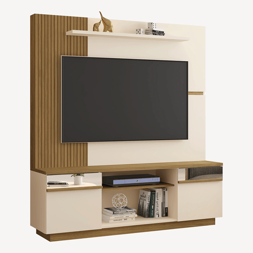 Estante em MDP Para Tv Ate 60'', 2 Prateleiras, 2 Portas - Home Theater Aruba é boa?