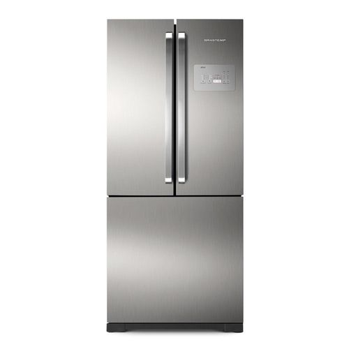 Geladeira/Refrigerador Side By Side Frost Free 540L Brastemp BRO80AK Inox 220V Menor preço em Geladeira/Refrigerador Side By Side Frost Free 540L Brastemp BRO80AK Inox 220V