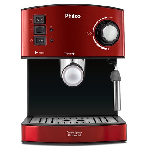 Cafeteira Expresso Philco 4 em 1 Vermelho 220v - Pcf24