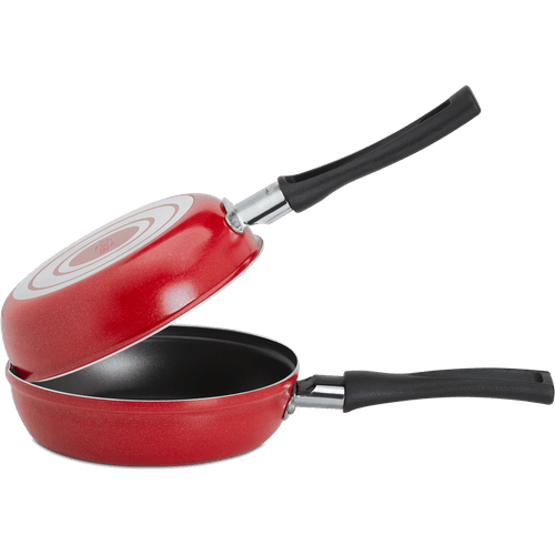 Omeleteira Garlic Brinox, Alumínio, 14x7cm Vermelha - 7001/370 Menor preço em Omeleteira Garlic Brinox, Alumínio, 14x7cm Vermelha - 7001/370