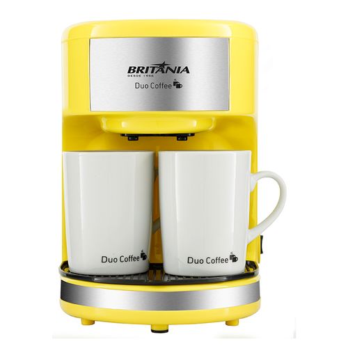 Cafeteira Elétrica Britânia Duo Coffee Amarelo 110v