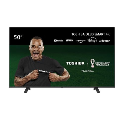 Smart TV DLED 50'' 4K Toshiba 50C350L VIDAA 3 HDMI 2 USB Wi-Fi - TB012M TB012M Menor preço em Smart TV DLED 50'' 4K Toshiba 50C350L VIDAA 3 HDMI 2 USB Wi-Fi - TB012M TB012M