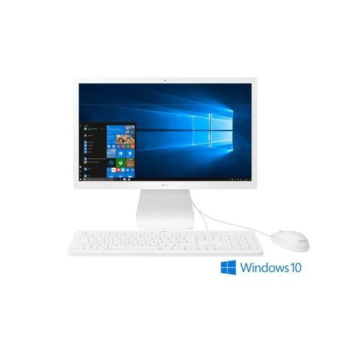 Computador All in One LG Celeron 22V280 4GB 500GB HD W10 21,5" Branco é boa?