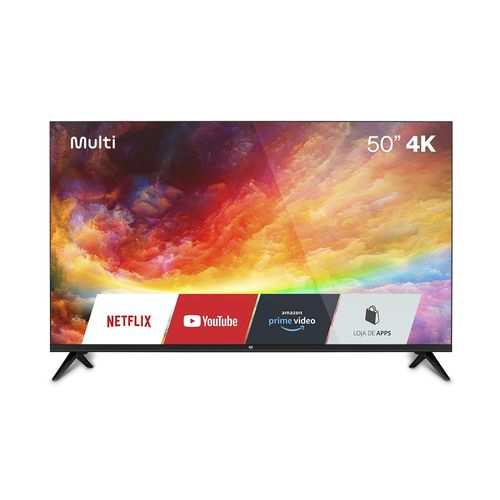Smart Tela DLED 50'' 4K Multi 3 HDMI 2 USB Wi-Fi - TL032M TL032M Menor preço em Smart Tela DLED 50'' 4K Multi 3 HDMI 2 USB Wi-Fi - TL032M TL032M