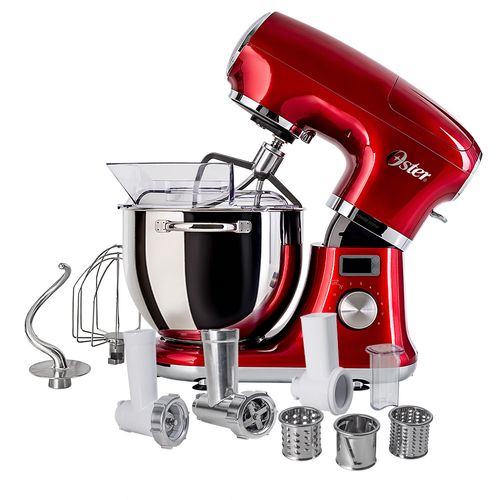Kit Completo Batedeira Planetária Digital Multifuncional com Acessórios Oster - 220V Menor preço em Kit Completo Batedeira Planetária Digital Multifuncional com Acessórios Oster - 220V