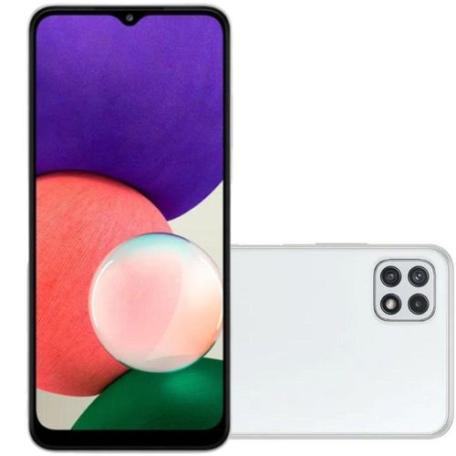 Smartphone Samsung Galaxy A22 5G 128GB Tela 6.4 4GB Ram Cam. Quadrupla Branco Menor preço em Smartphone Samsung Galaxy A22 5G 128GB Tela 6.4 4GB Ram Cam. Quadrupla Branco