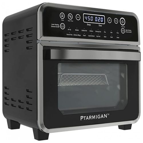 Forno Elétrico de Bancada 16 Litros com 16 Modos e Controle Digital, 110V 1600W Ptarmigan, Preto Menor preço em Forno Elétrico de Bancada 16 Litros com 16 Modos e Controle Digital, 110V 1600W Ptarmigan, Preto