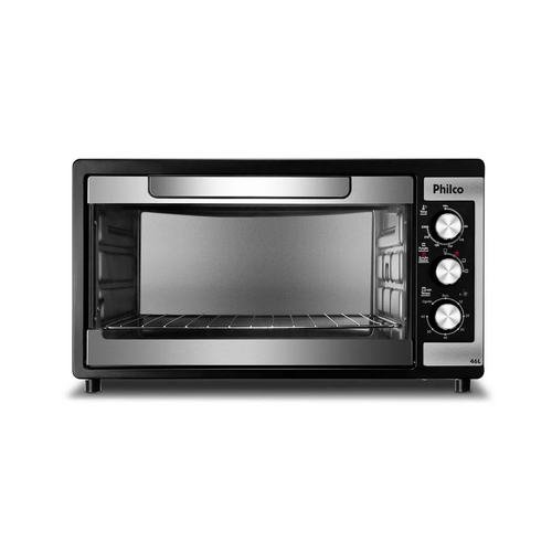 Forno Elétrico Philco 46L 1500W Preto/Inox PFE46P Menor preço em Forno Elétrico Philco 46L 1500W Preto/Inox PFE46P