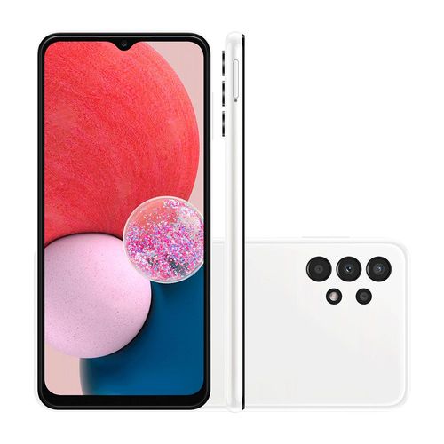 Smartphone Samsung Galaxy A13, 128GB, 4GB, Processador Octa-Core, Selfie de 8MP, Tela de 6.6" Branco Menor preço em Smartphone Samsung Galaxy A13, 128GB, 4GB, Processador Octa-Core, Selfie de 8MP, Tela de 6.6" Branco