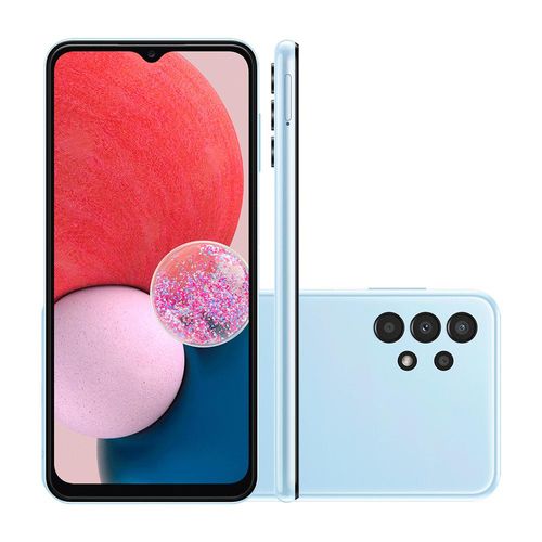 Smartphone Samsung Galaxy A13, 128GB, 4GB, Processador Octa-Core, Selfie de 8MP, Tela de 6.6" Azul Menor preço em Smartphone Samsung Galaxy A13, 128GB, 4GB, Processador Octa-Core, Selfie de 8MP, Tela de 6.6" Azul