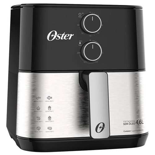 Fritadeira Elétrica Oster Inox Compact - OFRT520 - 110V Menor preço em Fritadeira Elétrica Oster Inox Compact - OFRT520 - 110V