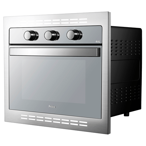 Forno Elétrico de Embutir Philco 46 Litros Aço Preto - 110V Menor preço em Forno Elétrico de Embutir Philco 46 Litros Aço Preto - 110V