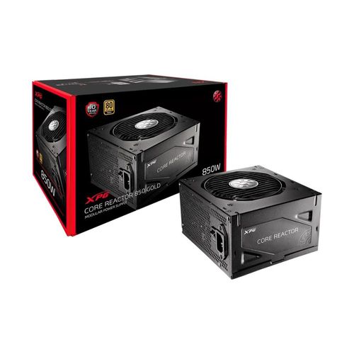 Fonte 850W XPG Core Reactor - Modular - Eficiência 90% - 80 PLUS® Gold - COREREACTOR850G-BKCBR Menor preço em Fonte 850W XPG Core Reactor - Modular - Eficiência 90% - 80 PLUS® Gold - COREREACTOR850G-BKCBR