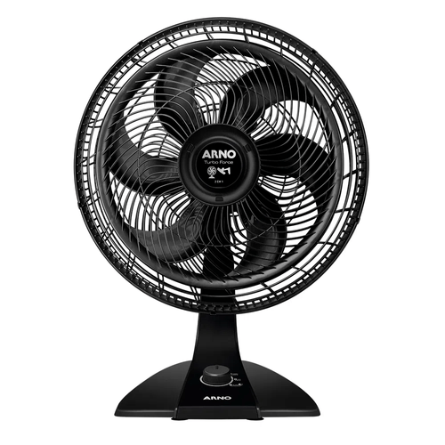 Ventilador de Mesa ou Parede 2x1 Arno 6 Pás 40cm Turbo Force Preto VF42 - 220V Menor preço em Ventilador de Mesa ou Parede 2x1 Arno 6 Pás 40cm Turbo Force Preto VF42 - 220V