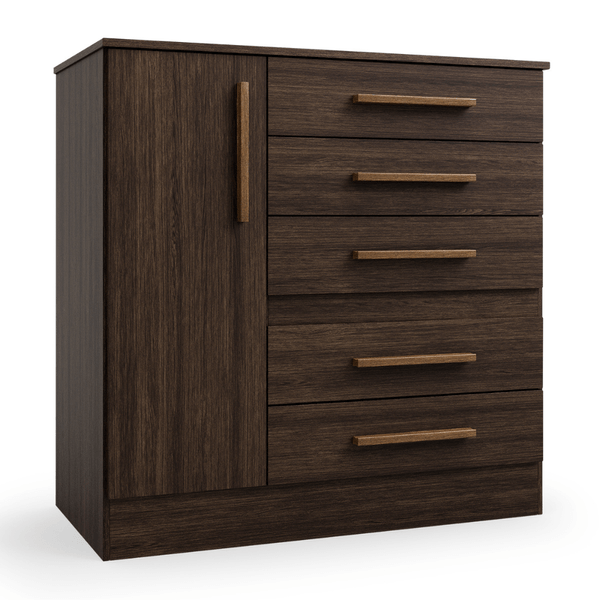 Cômoda Batrol Advantage 5 Gavetas Capuccino/Wood