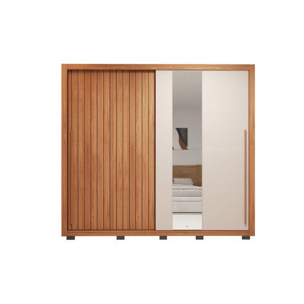 Guarda Roupas Romanus Lux 2 Portas 4 Gavetas Freijo/Off White