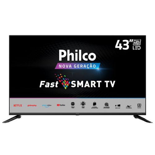 Tv 43" Led Philco Full Hd Smart - Ptv43n5cg70blf