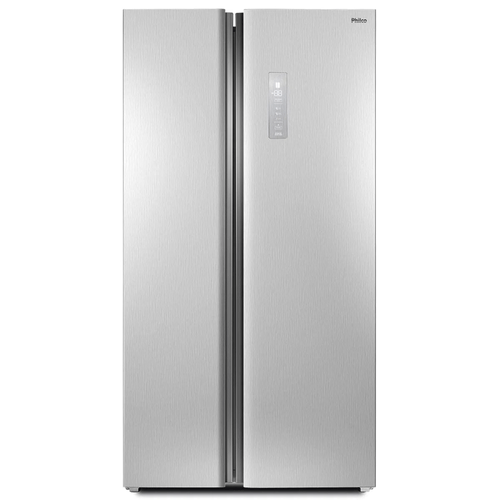 Geladeira / Refrigerador Side By Side Philco, Frost Free, 489 Litros, Inox - PRF504I Menor preço em Geladeira / Refrigerador Side By Side Philco, Frost Free, 489 Litros, Inox - PRF504I