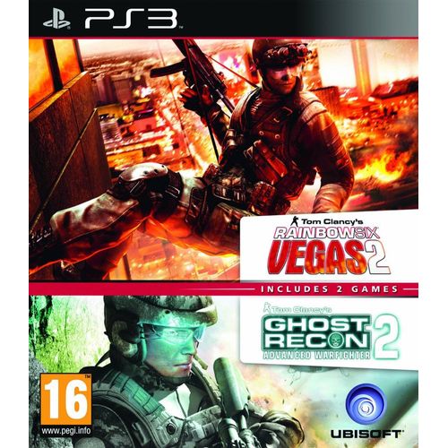 Jogo Rainbow Six Vegas 2 Ghost Recon Advanced Warfighter 2 Double Pack - Playstation 3 - Ubisoft