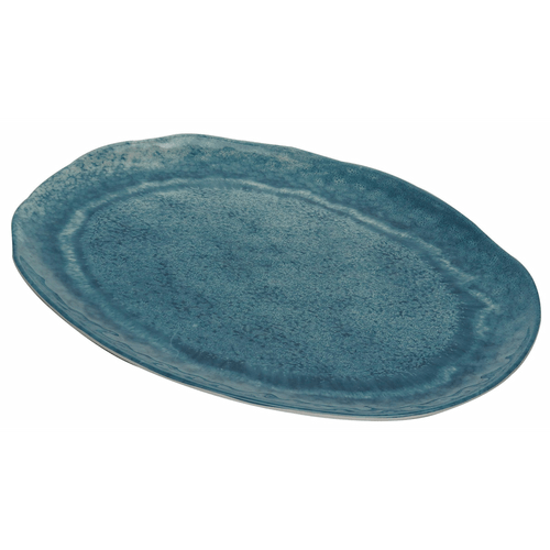 Travessa Oval Aqua Bon Gourmet, Melamina, Azul - 27794 Menor preço em Travessa Oval Aqua Bon Gourmet, Melamina, Azul - 27794