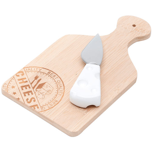 Conjunto Tábua de Bambu e Faca para Queijo, Aço Inox, Lyor - 6579 Menor preço em Conjunto Tábua de Bambu e Faca para Queijo, Aço Inox, Lyor - 6579