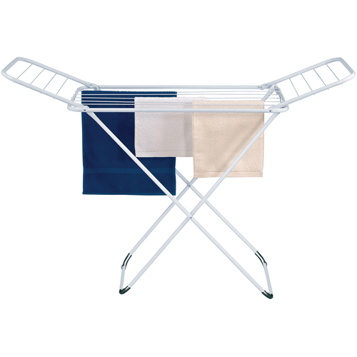 Varal de Chão C/Asas Renovar Maxeb, 140cm, Aço, Branco - 6604 Menor preço em Varal de Chão C/Asas Renovar Maxeb, 140cm, Aço, Branco - 6604