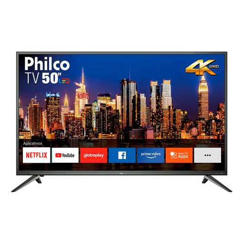 Tv 50" Led Philco 4k - Ultra Hd Smart - Ptv50m60ssg