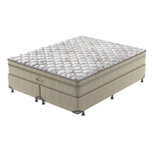Conjunto Box Casal King, Mola Ensacada, Madeira Eucalipto, 193x203cm - Probel Madrid Menor preço em Conjunto Box Casal King, Mola Ensacada, Madeira Eucalipto, 193x203cm - Probel Madrid