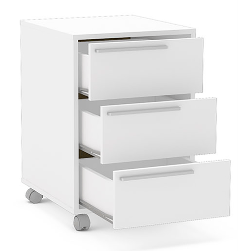 Gaveteiro em MDP, 3 Gavetas, 4 Rodízios Plásticos - Maia Menor preço em Gaveteiro em MDP, 3 Gavetas, 4 Rodízios Plásticos - Maia