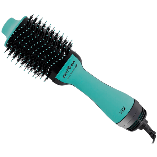 Escova Secadora Soft Britânia, Revestimento Cerâmico, 3 Temperaturas, 1200 W, Azul - BEC05T Menor preço em Escova Secadora Soft Britânia, Revestimento Cerâmico, 3 Temperaturas, 1200 W, Azul - BEC05T