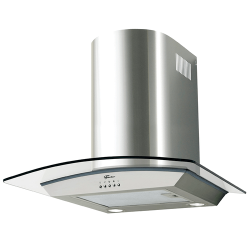 Coifa de Parede Fischer Talent 60cm, 3 Velocidades, Dupla Filtragem, Inox / Vidro - 26068 Menor preço em Coifa de Parede Fischer Talent 60cm, 3 Velocidades, Dupla Filtragem, Inox / Vidro - 26068