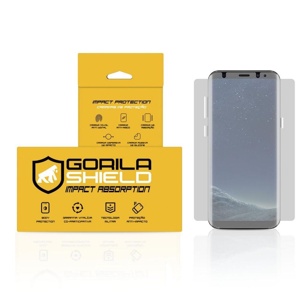 Película Traseira De Fibra De Carbono Transparente Para Samsung Galaxy S8 – Gorila  Shield | Irresistivel.net